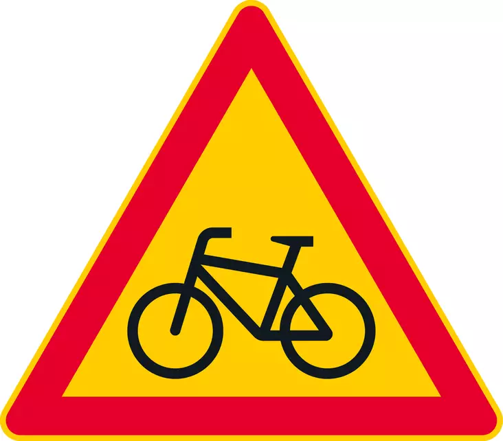 A18 PYÖRÄILIJÖITÄ R1 600 - A Varoitusmerkit - 100120 - 1