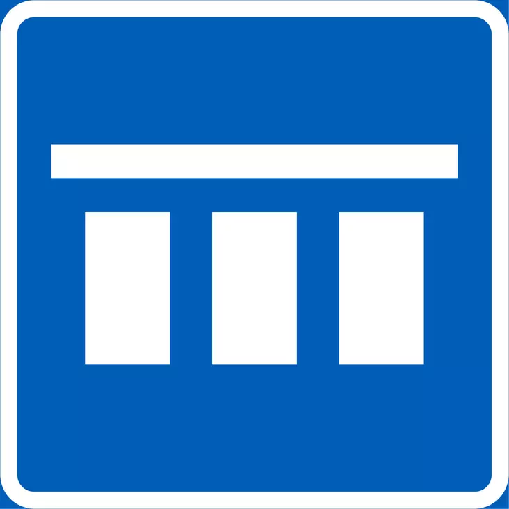 E4.1_6 AJONEUVOJEN SIJOITUS PYSÄKÖINTIPAIKALLA - E Sääntömerkit - 101010P - 1