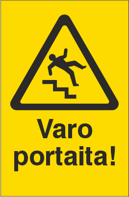 VAROITUSKILPI VARO PORTAITA 2-3 - Varoituskilvet - 102851 - 1