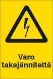 VAROITUSKILPI VARO TAKAJÄNNITETTÄ 2-4 - Varoituskilvet - 102852 - 1