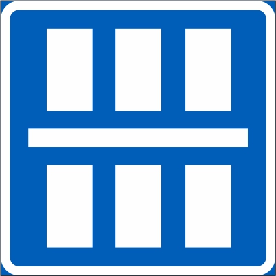 E4.2-2 AJONEUVOJEN SIJOITUS PYSÄKÖINTIPAIKALLA - E Sääntömerkit - 101022P - 1