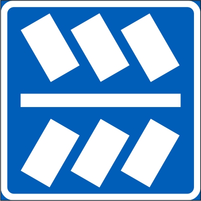 E4.3_3-3 AJONEUVOJEN SIJOITUS PYSÄKÖINTIPAIKALLA - E Sääntömerkit - 101082P - 1