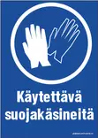 SUOJAVARUSTEKILPI KÄYT. SUOJAKÄSIN. 7-8 - Suojavarustekilvet - 102893 - 1