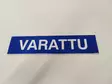 VARATTU LISÄKILPI, 400x90mm, SI/VA, HEIJASTAVA - Ulko-opasteet - 102283 - 1