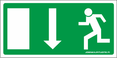 JV-KILPI POISTUMISREITTI 2-8 TARRA - Jälkivalaisevat kilvet - 102943 - 1