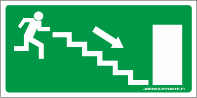 JV-KILPI PORTAAT OIKEALLE ALAS 2-6 - Jälkivalaisevat kilvet - 102813 - 1
