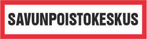 SFS SAVUNPOISTOKESKUS 5-4 - SFS- merkit - 102923 - 1