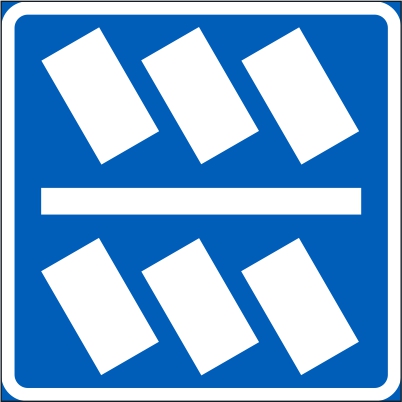 E4.3_6-2 AJONEUVOJEN SIJOITUS PYSÄKÖINTIPAIKALLA - E Sääntömerkit - 101094P - 1