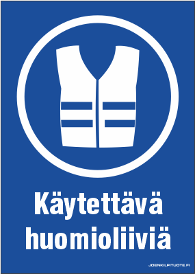 SUOJAVARUSTEKILPI KÄYT. HUOMIOLIIV. 7-9 - Suojavarustekilvet - 102894 - 1