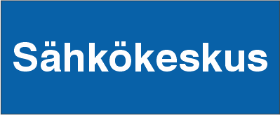 KIINTEISTÖKILPI SÄHKÖKESKUS 3-8 - Kiinteistökilvet - 102865 - 1