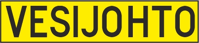 VESIJOHTO 2830 - I Muut liikenteenohjauksen merkit - 102196P - 1
