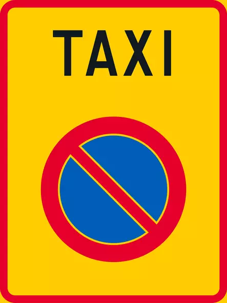 C41 TAKSIASEMA-ALUE - C Kielto- ja rajoitusmerkit - 100627 - 1