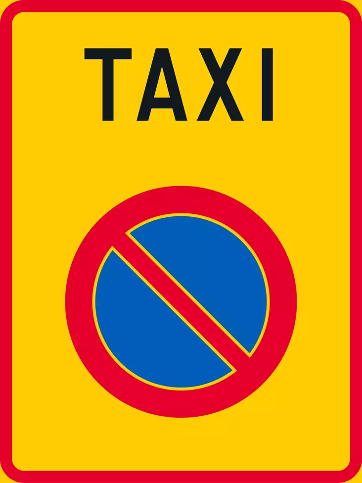 C41 TAKSIASEMA-ALUE - C Kielto- ja rajoitusmerkit - 100627 - 1