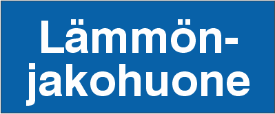 KIINTEISTÖKILPI LÄMMÖNJAKO 3-2 TARRA - Kiinteistökilvet - 102987 - 1