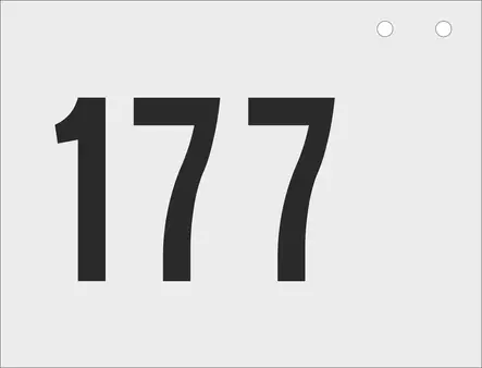 TALONNUMEROVIITTA 2-P HEIJASTAVA - Talonumeroviitat - 102218 - 2