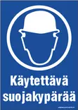SUOJAVARUSTEKILPI KÄYT. KYPÄR. 7-3 - Suojavarustekilvet - 102888 - 1