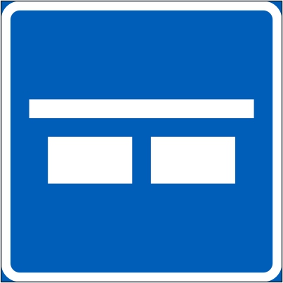 E4.1_4-2 AJONEUVOJEN SIJOITUS PYSÄKÖINTIPAIKALLA - E Sääntömerkit - 100998P - 1