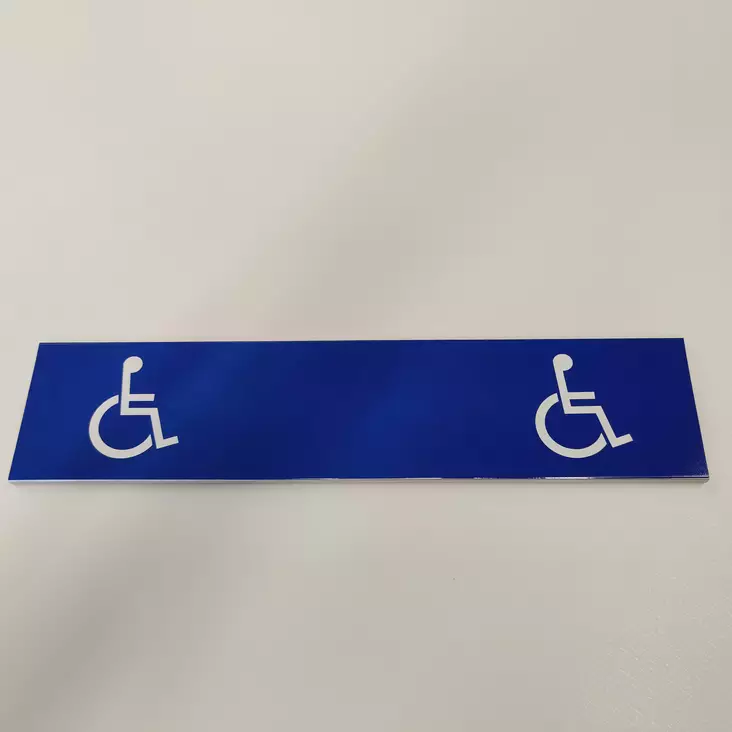 INVA-INVA LISÄKILPI, 400x90mm, SI/VA, HEIJASTAVA - Ulko-opasteet - 102288 - 1