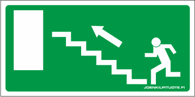 JV-KILPI PORTAAT VASEMMALLE YLÖS 2-1 - Jälkivalaisevat kilvet - 102808 - 1