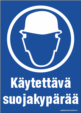 SUOJAVARUSTEKILPI KÄYT. KYPÄR. 7-3 - Suojavarustekilvet - 102888 - 1