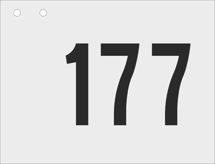 TALONNUMEROVIITTA 2-P HEIJASTAVA - Talonumeroviitat - 102218 - 1