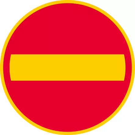 C17 KIELLETTY AJOSUUNTA - C Kielto- ja rajoitusmerkit - 100408P - 1