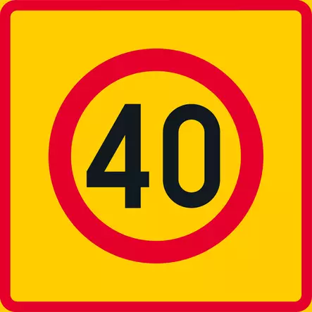 C34 NOPEUSRAJOITUSALUE - C Kielto- ja rajoitusmerkit - 100561P - 1