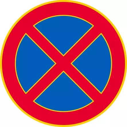 C37 PYSÄYTTÄMINEN KIELLETTY R1 400 - C Kielto- ja rajoitusmerkit - 100582P - 1