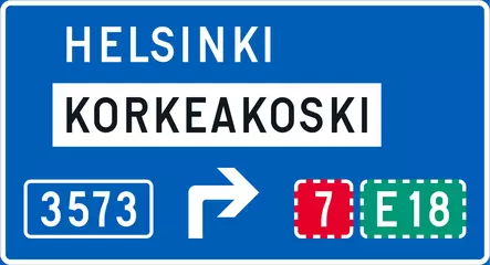 F10 AJOKAISTAN YLÄPUOLINEN VIITTA - F Opastusmerkit - 101341P - 1