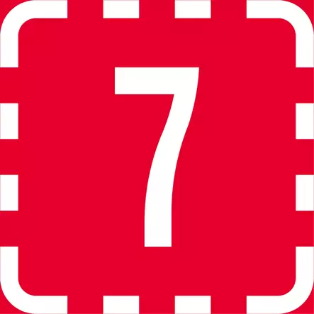 F35 OPASTUS NUMERON TARKOITTAMALLE TIELLE - F Opastusmerkit - 101473P - 1