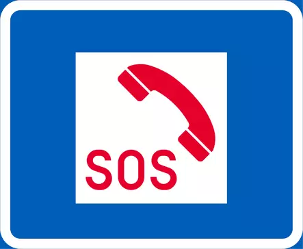 G21 HÄTÄPUHELIN - G Palvelukohteen opastusmerkit - 101773P - 1