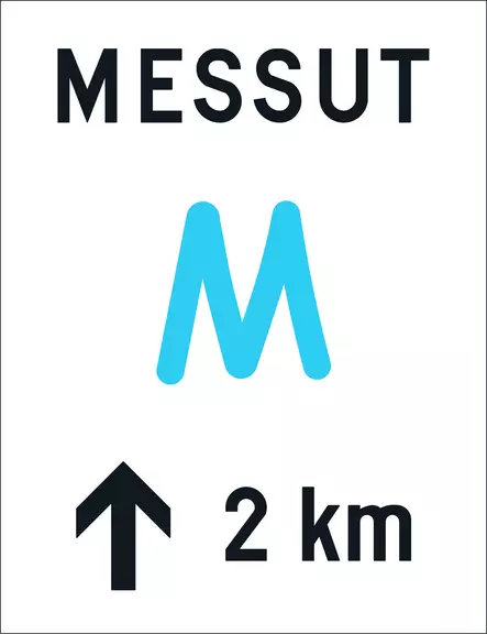 G42 TILAPÄINEN OPASTUSMERKKI - G Palvelukohteen opastusmerkit - 101839P - 1