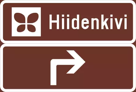 G5 PALVELUKOHTEEN OSOITEVIITAN ENNAKKOMERKKI - G Palvelukohteen opastusmerkit - 101716P - 1