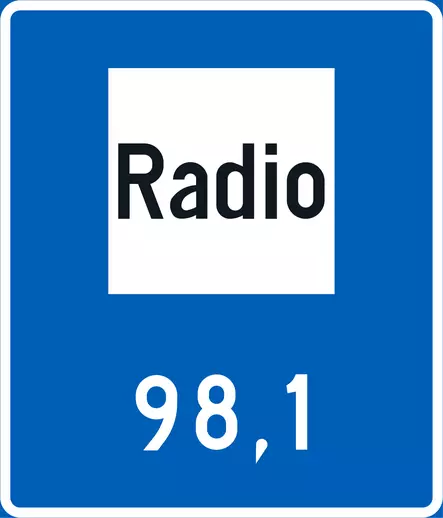 G6 RADIOASEMAN TAAJUUS - G Palvelukohteen opastusmerkit - 101719P - 1