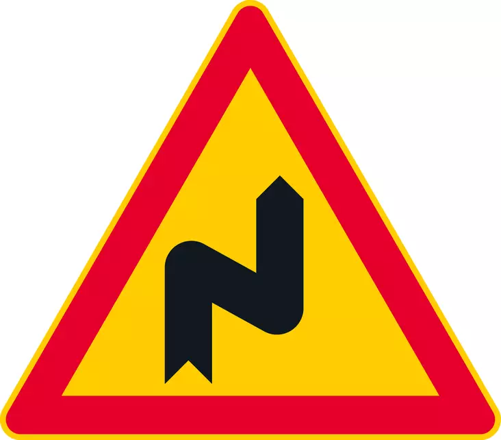 A2.1 MUTKIA - A Varoitusmerkit - 100012P - 1