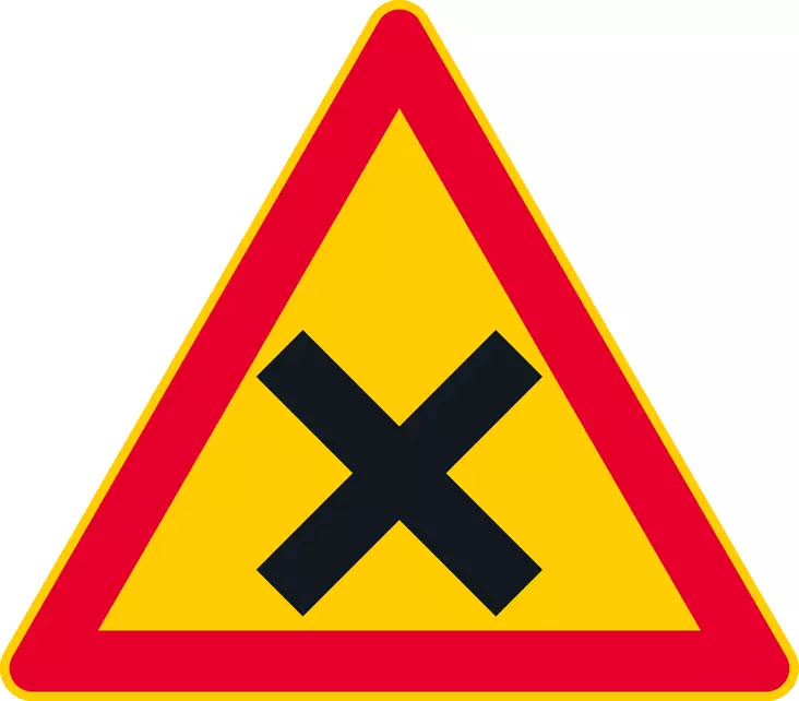 A21 TIENRISTEYS - A Varoitusmerkit - 100150P - 1