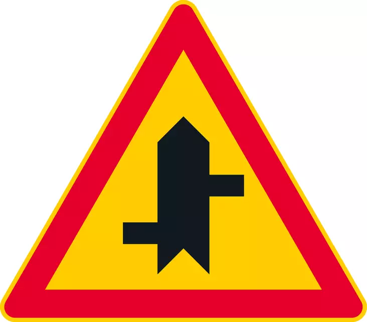 A22.2 SIVUTIEN RISTEYS - A Varoitusmerkit - 100162P - 1