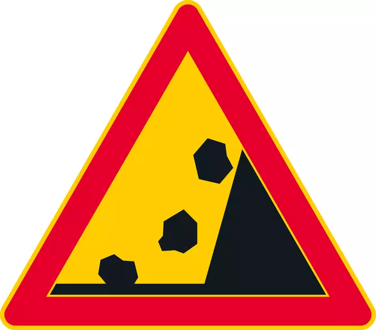 A30 PUTOAVIA KIVIÄ - A Varoitusmerkit - 100220P - 1