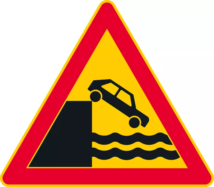 A7 LAUTTA, LAITURI TAI RANTA - A Varoitusmerkit - 100054P - 1