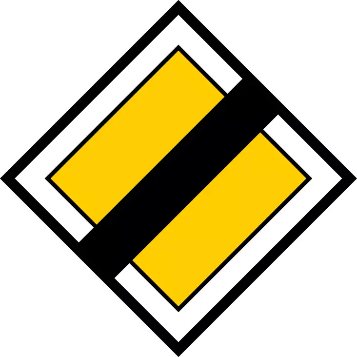 B1 ETUAJO-OIKEUTETTU TIE - B Etuajo-oikeus- ja väistämismerkit - 100244P - 1