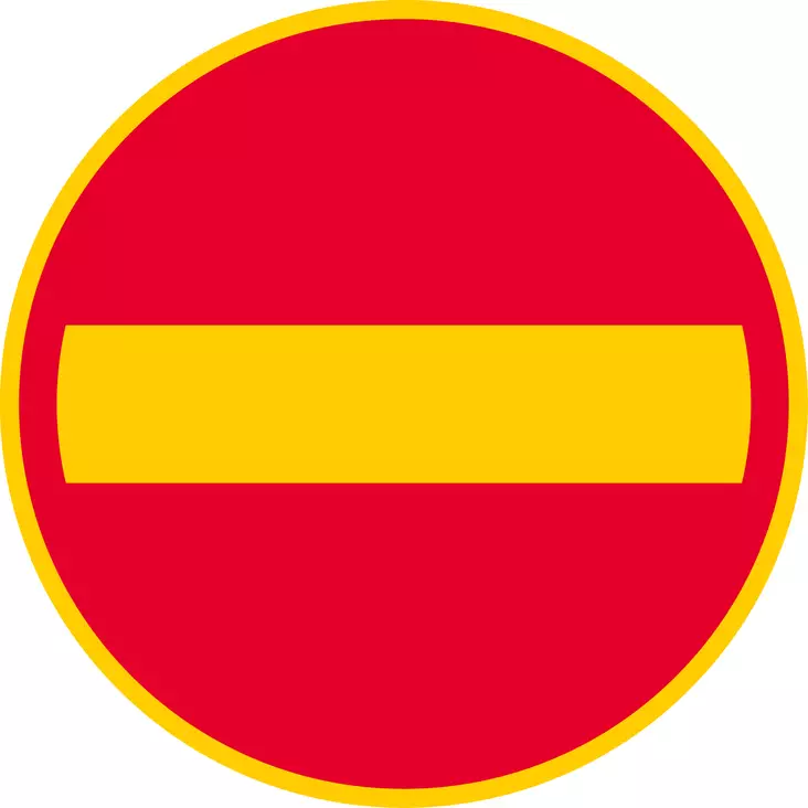 C17 KIELLETTY AJOSUUNTA - C Kielto- ja rajoitusmerkit - 100408P - 1