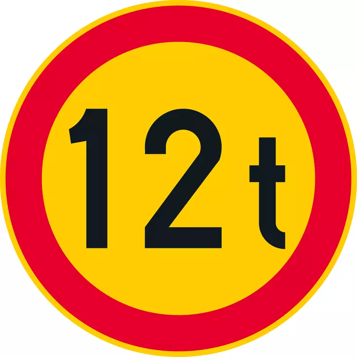 C24 AJONEUVON SUURIN SALLITTU MASSA - C Kielto- ja rajoitusmerkit - 100471P - 1