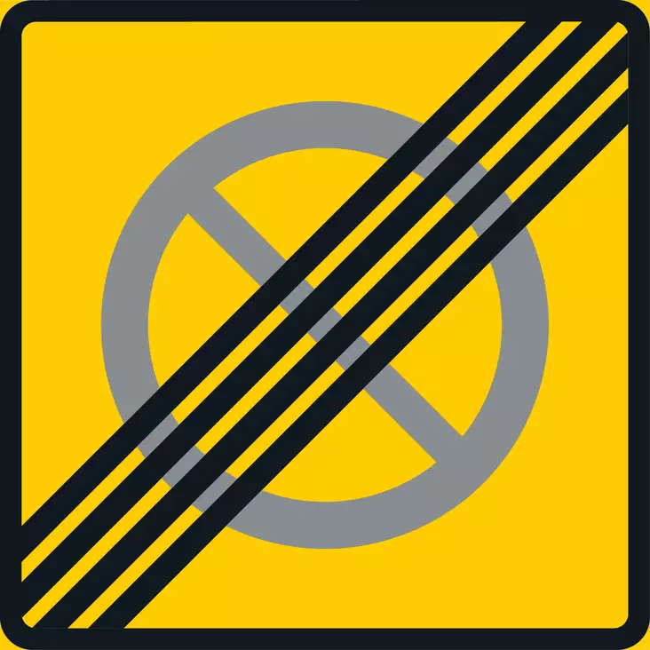 C40 PYSÄKÖINTIKIELTOALUE PÄÄTTYY - C Kielto- ja rajoitusmerkit - 100618P - 1