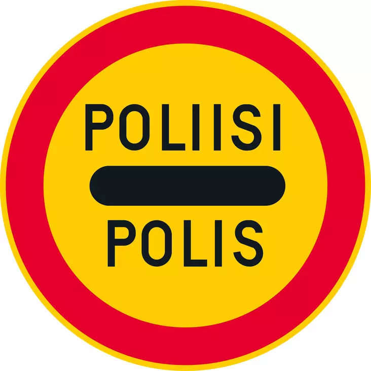 C46 PAKOLLINEN PYSÄYTTÄMINEN TARKASTUSTA VARTEN - C Kielto- ja rajoitusmerkit - 100657P - 1