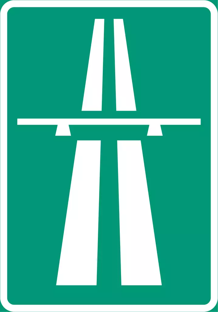 E15 MOOTTORITIE - E Sääntömerkit - 101191P - 1