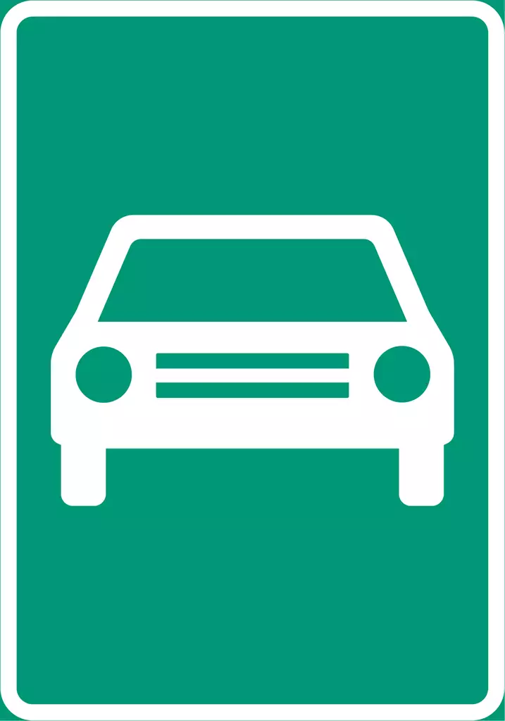 E17 MOOTTORILIIKENNETIE - E Sääntömerkit - 101203P - 1