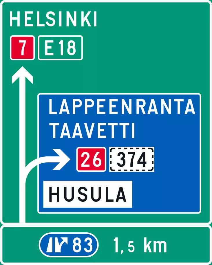 F1.3 SUUNNISTUSTAULU - F Opastusmerkit - 101275P - 1