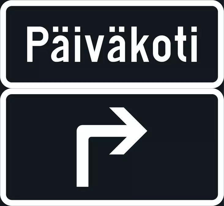 F17 OSOITEVIITAN ENNAKKOMERKKI - F Opastusmerkit - 101362P - 1