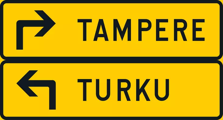 F2.3 SUUNNISTUSTAULU - F Opastusmerkit - 101287P - 1