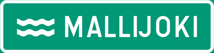 F27.2 PAIKANNIMI VESISTÖN NIMI - F Opastusmerkit - 101431P - 1